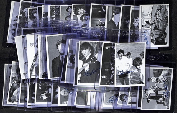 HIGH GRADE 1964 Topps Beatles Black & White Series 3 Complete Set (Cards #116 - 165) & Original Vending Box